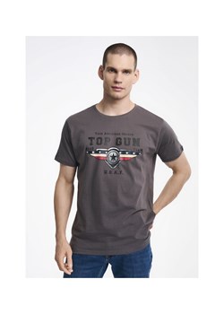 Ciemnoszary T-shirt męski Top Gun ze sklepu OCHNIK w kategorii T-shirty męskie - zdjęcie 172558403