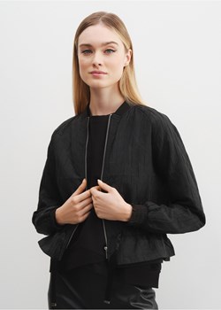 Czarna kurtka damska z wiązaniem ze sklepu OCHNIK w kategorii Kurtki damskie - zdjęcie 172559771