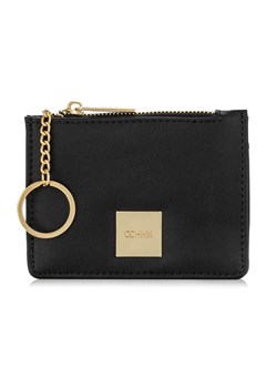 Mały płaski czarny portfel damski ze sklepu OCHNIK w kategorii Portfele damskie - zdjęcie 172560253