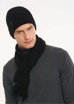 Czarny szalik męski ze sklepu OCHNIK w kategorii Szaliki męskie - zdjęcie 172560682