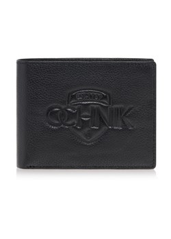 Skórzany portfel męski z tłoczeniem ze sklepu OCHNIK w kategorii Portfele męskie - zdjęcie 172560960