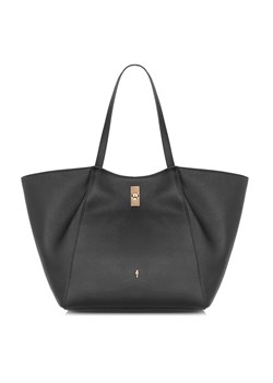 Skórzana czarna torebka shopper damska ze sklepu OCHNIK w kategorii Torby Shopper bag - zdjęcie 172561871