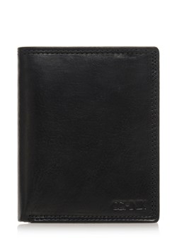 Czarny skórzany portfel męski ze sklepu OCHNIK w kategorii Portfele męskie - zdjęcie 172562194