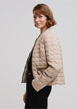 Beżowa ocieplana pikowana kurtka damska ze sklepu OCHNIK w kategorii Kurtki damskie - zdjęcie 172562380