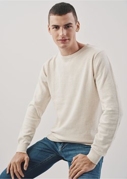 Biały sweter męski z logo ze sklepu OCHNIK w kategorii Swetry męskie - zdjęcie 172562511