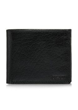 Czarny skórzany niezapinany portfel męski ze sklepu OCHNIK w kategorii Portfele męskie - zdjęcie 172562822