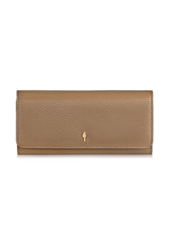 Duży beżowy skórzany portfel damski ze sklepu OCHNIK w kategorii Portfele damskie - zdjęcie 172563004