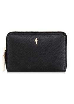 Czarny skórzany portfel damski ze sklepu OCHNIK w kategorii Portfele damskie - zdjęcie 172563362