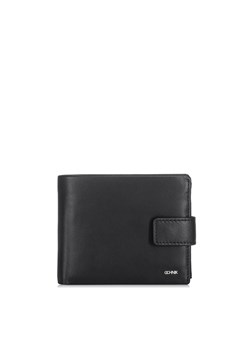 Czarny skórzany portfel męski ze sklepu OCHNIK w kategorii Portfele męskie - zdjęcie 172563391