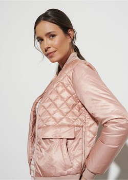 Różowa pikowana kurtka damska ze sklepu OCHNIK w kategorii Kurtki damskie - zdjęcie 172563532