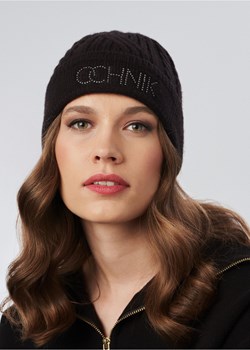 Czarna czapka damska z logo OCHNIK ze sklepu OCHNIK w kategorii Czapki zimowe damskie - zdjęcie 172564471