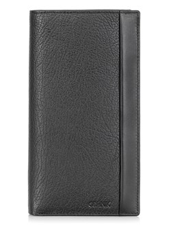 Skórzany groszkowany portfel męski ze sklepu OCHNIK w kategorii Portfele męskie - zdjęcie 172564532