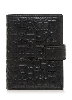 Skórzany portfel męski z tłoczeniem ze sklepu OCHNIK w kategorii Portfele męskie - zdjęcie 172564621