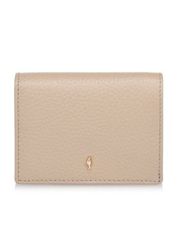 Beżowy skórzany portfel damski z ochroną RFID ze sklepu OCHNIK w kategorii Portfele damskie - zdjęcie 172564631