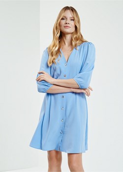 Błękitna przewiewna sukienka ze sklepu OCHNIK w kategorii Sukienki - zdjęcie 172565353