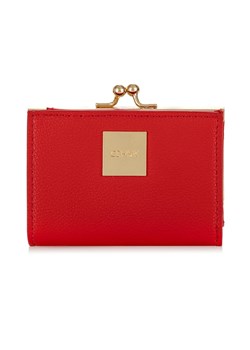 Czerwony mały portfel damski ze sklepu OCHNIK w kategorii Portfele damskie - zdjęcie 172565804