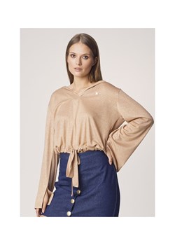 Bluza damska ze ściągaczem na dole ze sklepu OCHNIK w kategorii Bluzy damskie - zdjęcie 172565944