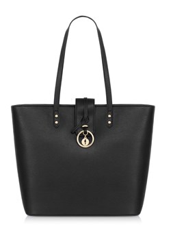 Czarna torebka shopperka damska ze sklepu OCHNIK w kategorii Torby Shopper bag - zdjęcie 172567561