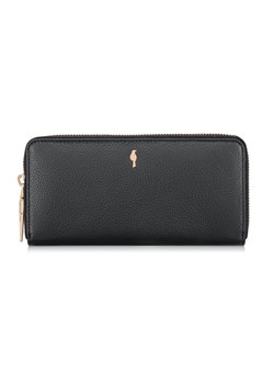 Duży czarny skórzany portfel damski ze sklepu OCHNIK w kategorii Portfele damskie - zdjęcie 172567803