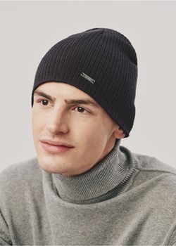 Granatowa czapka zimowa męska ze sklepu OCHNIK w kategorii Czapki zimowe męskie - zdjęcie 172567843