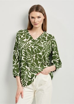 Zielono-biała bluzka damska ze sklepu OCHNIK w kategorii Bluzki damskie - zdjęcie 172568030