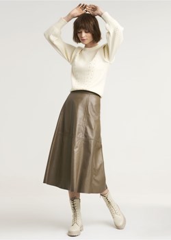 Kremowy sweter damski ze sklepu OCHNIK w kategorii Swetry damskie - zdjęcie 172568160