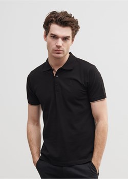 Czarna koszulka polo męska ze sklepu OCHNIK w kategorii T-shirty męskie - zdjęcie 172569850
