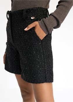Czarne eleganckie szorty damskie ze sklepu OCHNIK w kategorii Szorty - zdjęcie 172570331