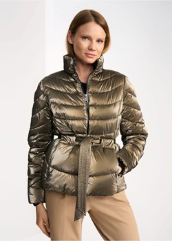 Pikowana kurtka damska z paskiem ze sklepu OCHNIK w kategorii Kurtki damskie - zdjęcie 172570770