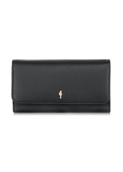 Duży czarny skórzany portfel damski ze sklepu OCHNIK w kategorii Portfele damskie - zdjęcie 172571134