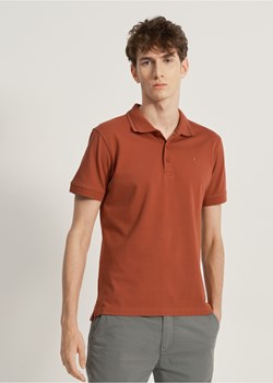 Czerwona koszulka polo z logo ze sklepu OCHNIK w kategorii T-shirty męskie - zdjęcie 172571404
