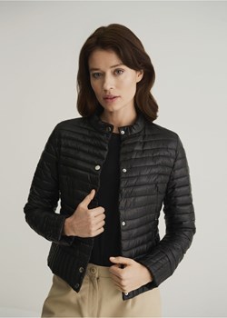 Czarna pikowana kurtka damska ze stójką ze sklepu OCHNIK w kategorii Kurtki damskie - zdjęcie 172571601