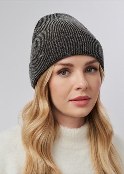 Srebrna czapka damska ze sklepu OCHNIK w kategorii Czapki zimowe damskie - zdjęcie 172571604