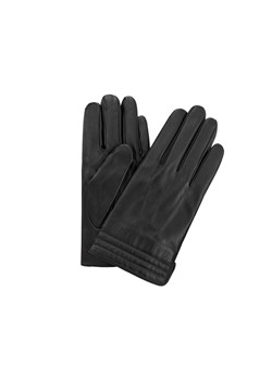 Czarne skórzane rękawiczki męskie ze sklepu OCHNIK w kategorii Rękawiczki męskie - zdjęcie 172571842