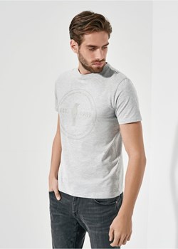 Szary T-shirt męski z logo marki OCHNIK ze sklepu OCHNIK w kategorii T-shirty męskie - zdjęcie 172572264