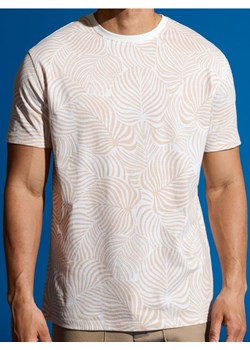 Sinsay - Koszulka bawełniana - kremowy ze sklepu Sinsay w kategorii T-shirty męskie - zdjęcie 172573343
