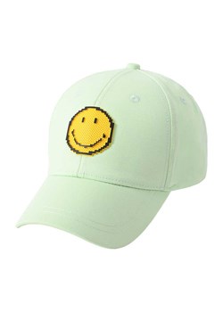 Dziecięca czapka z daszkiem EmojI seledynowa ze sklepu 5.10.15 w kategorii Czapki dziecięce - zdjęcie 172573992