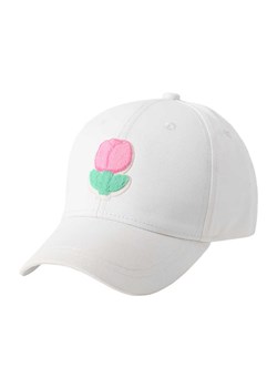 Dziewczęca czapka z daszkiem Tulip biała ze sklepu 5.10.15 w kategorii Czapki dziecięce - zdjęcie 172574083