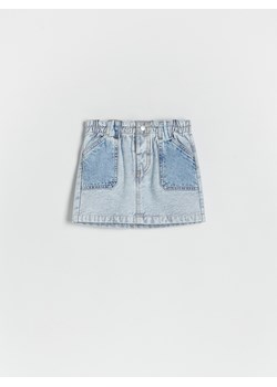 Reserved - Jeansowa spódnica - niebieski ze sklepu Reserved w kategorii Spódnice - zdjęcie 172576842