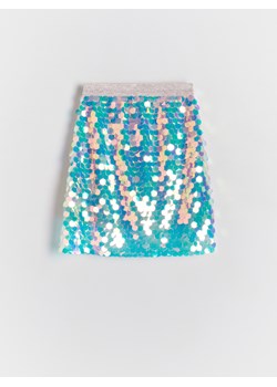 Reserved - Spódnica z cekinami - wielobarwny ze sklepu Reserved w kategorii Spódnice dziewczęce - zdjęcie 172576861