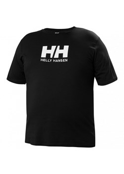 Męski t-shirt z nadrukiem Helly Hansen HH Logo T-Shirt - czarny ze sklepu Sportstylestory.com w kategorii T-shirty męskie - zdjęcie 172577012