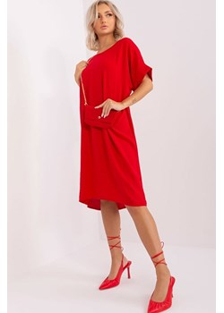 Sukienka MOLGERFA RED ze sklepu Ivet Shop w kategorii Sukienki - zdjęcie 172577342