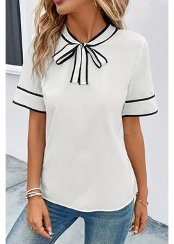 Bluzka FELINSA WHITE ze sklepu Ivet Shop w kategorii Bluzki damskie - zdjęcie 172577414