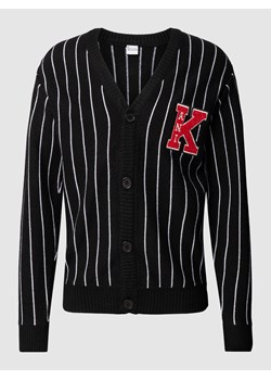 Kardigan ze wzorem w paski model ‘KK Retro’ ze sklepu Peek&Cloppenburg  w kategorii Swetry męskie - zdjęcie 172578032