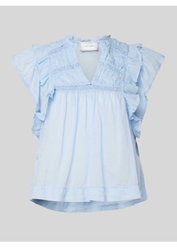Bluzka z dekoltem w serek model ‘Jayla’ ze sklepu Peek&Cloppenburg  w kategorii Bluzki damskie - zdjęcie 172578040