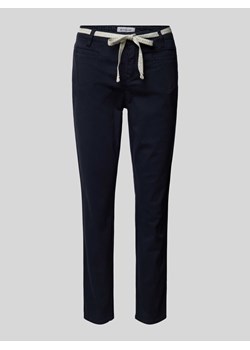 Spodnie materiałowe o kroju slim fit w kant model ‘ALISA’ ze sklepu Peek&Cloppenburg  w kategorii Spodnie damskie - zdjęcie 172578044
