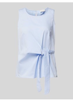 Top bluzkowy z wiązanym detalem ze sklepu Peek&Cloppenburg  w kategorii Bluzki damskie - zdjęcie 172578081