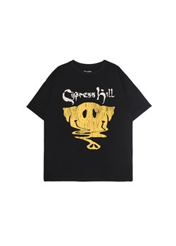 Cropp - Koszulka z nadrukiem Cypress Hill - czarny ze sklepu Cropp w kategorii Bluzki damskie - zdjęcie 172578224