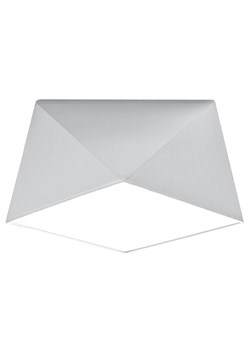 Biały geometryczny plafon - EX589-Hexi ze sklepu Edinos.pl w kategorii Lampy sufitowe - zdjęcie 172578852