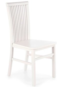 Białe krzesło drewniane w stylu klasycznym - Mako 3X ze sklepu Edinos.pl w kategorii Krzesła - zdjęcie 172579271